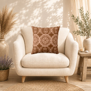 Cocoa Lace Cushion
