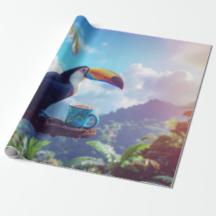 COCOA LOVER - TOUCAN WRAPPING PAPER