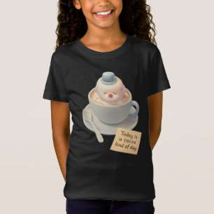 Cocoa Marshmallow: Smiling Bichon Hot Chocolate T-Shirt