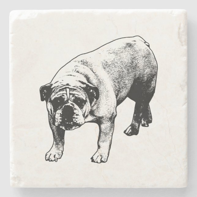 Cocoa Night Guard Stone Coaster (Front)
