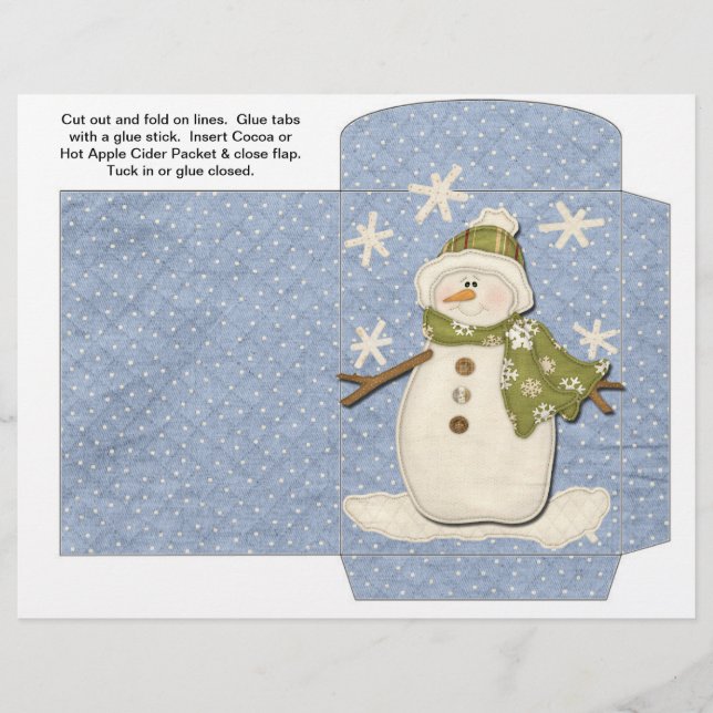 Cocoa or Apple Cider Packet envelope gift Flyer (Front)