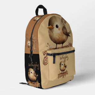 Cocoa Petite Playful Art Printed Backpack