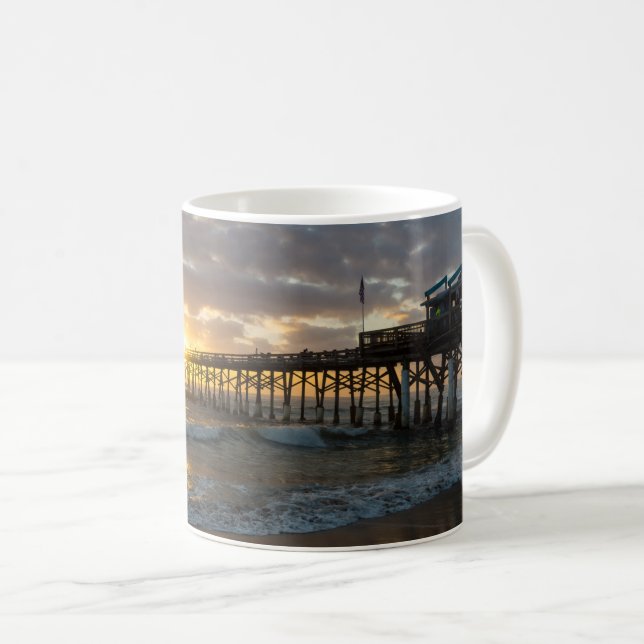 Cocoa Pier 1st Sunrise 2017 Coffee Mug (Front Right)