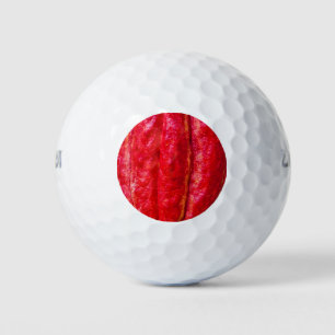 cocoa pod red golf balls
