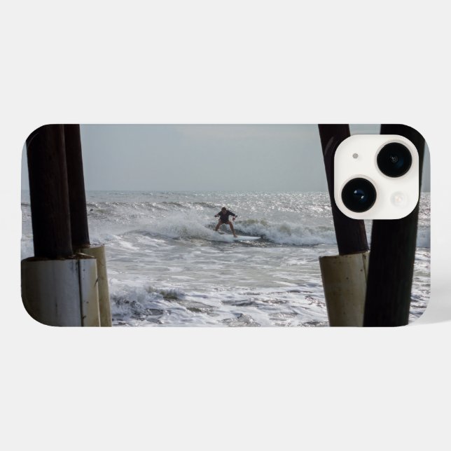 Cocoa Surfing iPhone Case (Back (Horizontal))