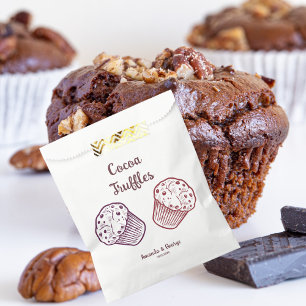 Cocoa Truffles Favour Bags