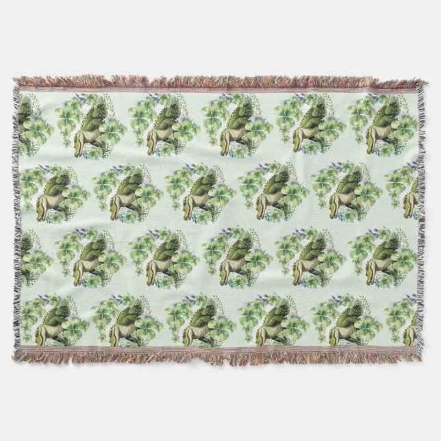 cocodrillo throw blanket (Front)