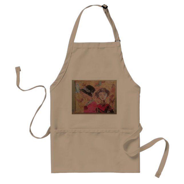 cocomimsart Features Vintage Women Standard Apron (Front)