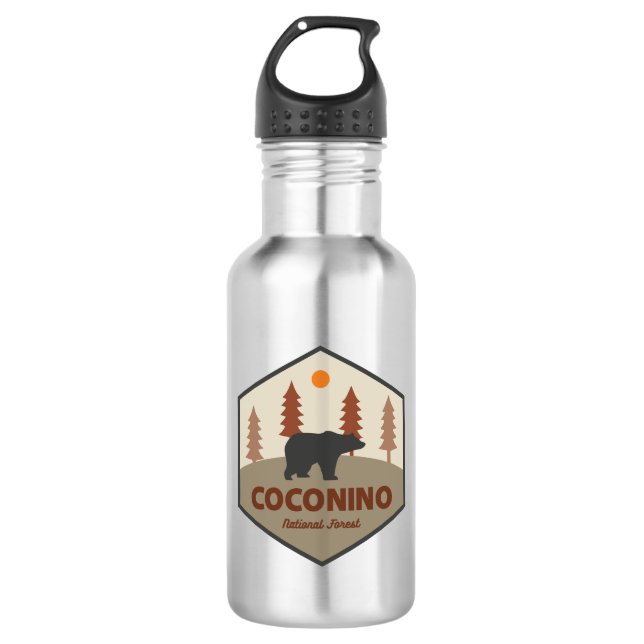 Coconino National Forest Bear 532 Ml Water Bottle (Front)