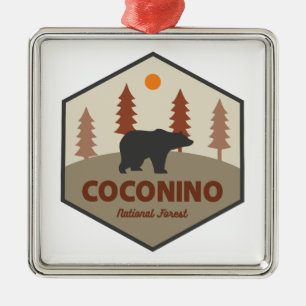 Coconino National Forest Bear Metal Tree Decoration
