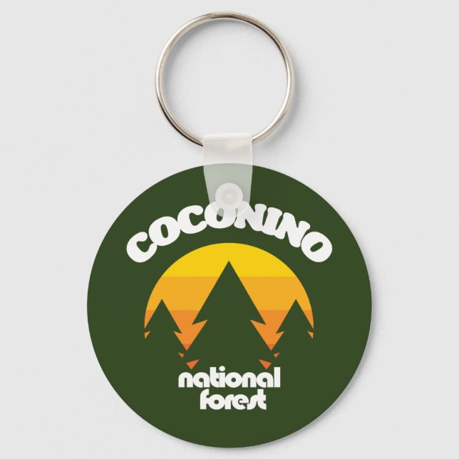 Coconino National Forest Key Ring (Front)