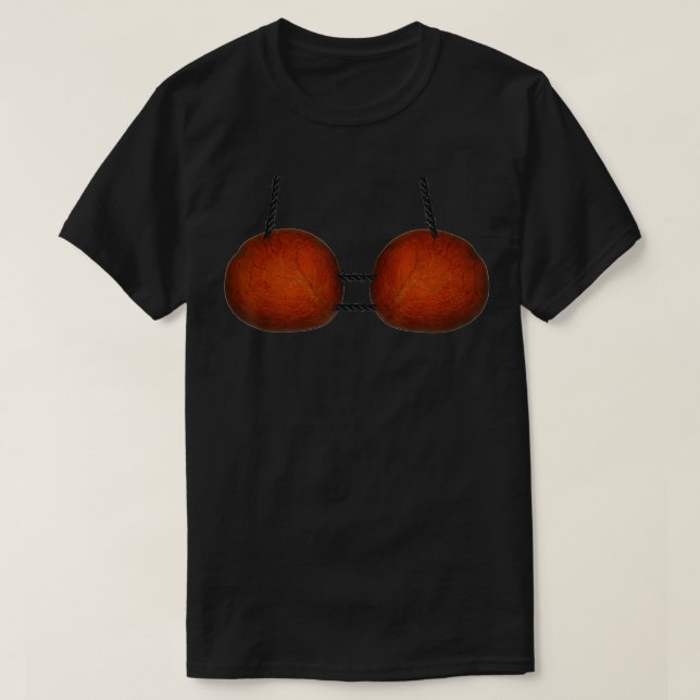 Coconut Bra Funny Hawaiian Bikini t  T-Shirt (Design Front)