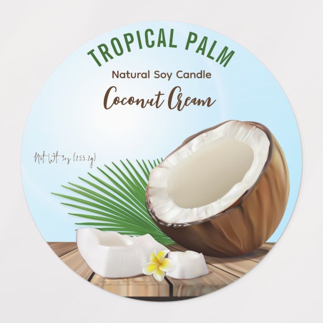Coconut Candle (Design 1)