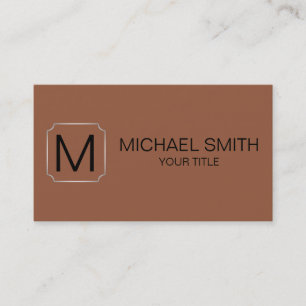 Coconut colour background business card