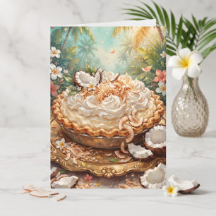 Coconut Cream Pie Happy Birthday Mum Card