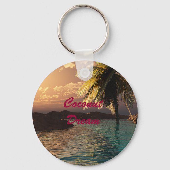 Coconut Dream Keychain (Front)