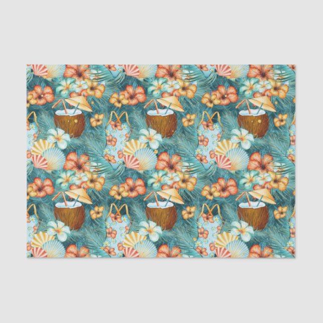 Coconut Drinks  Tissue Paper (Front)
