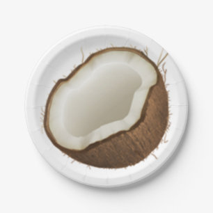 Coconut - Emoji Paper Plate