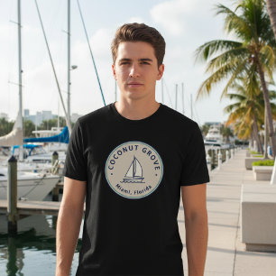 Coconut Grove Miami Coastal Neighborhood Pride T-Shirt