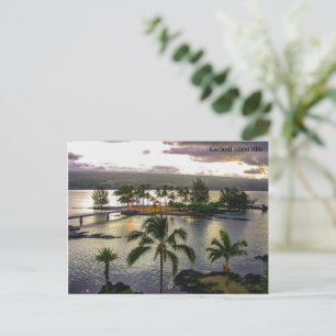 Coconut Island Hilo Hawaii Holiday Postcard