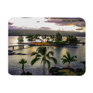Coconut Island Hilo Hawaii Magnet