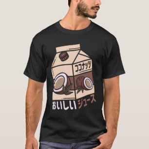 Coconut Juice Japanese Lemonade Otaku Aesthetic Va T-Shirt