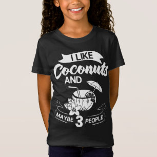 Coconut Milk Oil Water Cream Tree Fruit Palm Butte T-Shirt