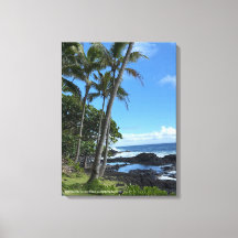 Coconut Palm Beach Hawaii Print @3dudes1life