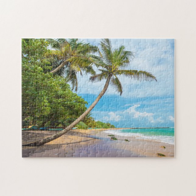 Coconut Palm, Mirissa Beach | Sri Lanka Jigsaw Puzzle (Horizontal)