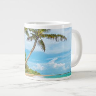 Coconut Palm, Mirissa Beach   Sri Lanka Large Coffee Mug