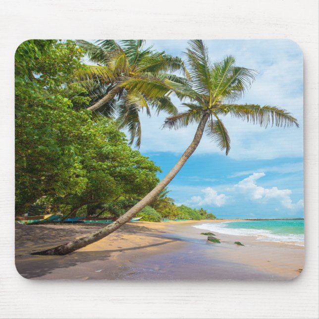 Coconut Palm, Mirissa Beach | Sri Lanka Mouse Pad (Front)