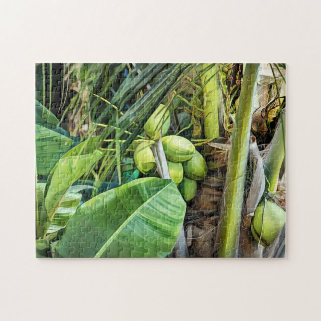 Coconut Palm Trees On The Beach Islands  Jigsaw Puzzle (Horizontal)