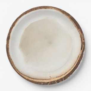 Coconut party plate