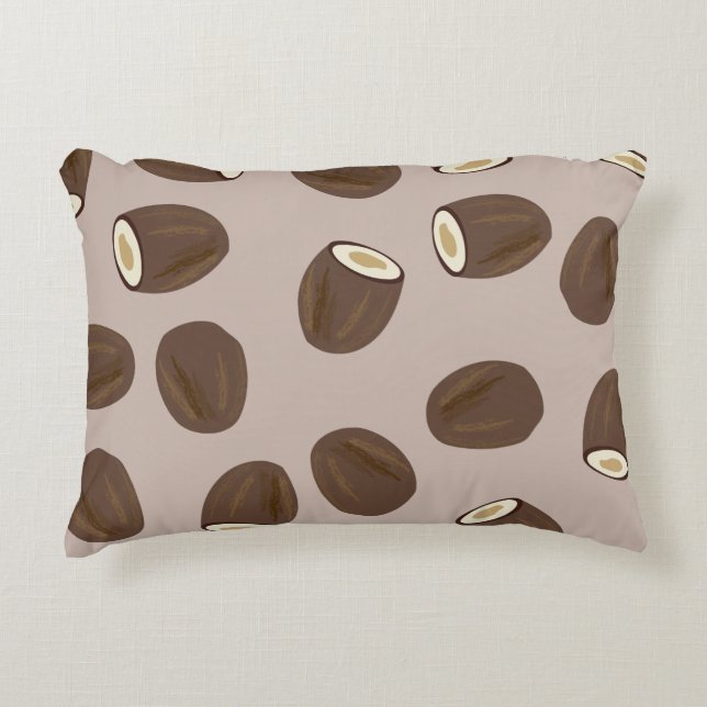 Coconut Pattern Decorative Cushion (Front)