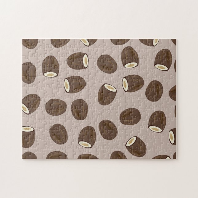 Coconut Pattern Jigsaw Puzzle (Horizontal)