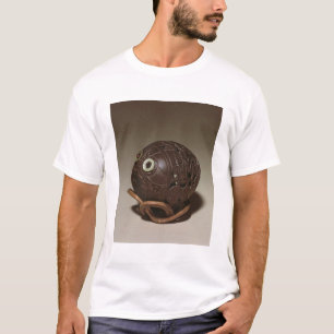 Coconut sculpted into a face, c.1895 T-Shirt