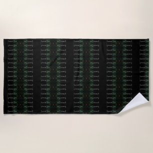 COCONUT TOWN Beach Towel