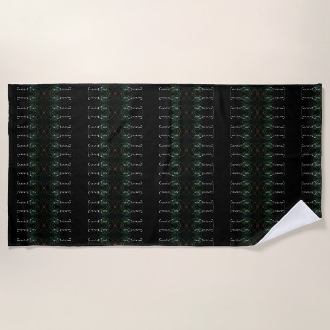 COCONUT TOWN Beach Towel (Front)