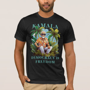 Coconut Tree design Kamala T-Shirt