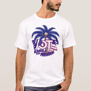 Coconut Tree Kamala Harris Political  T-Shirt