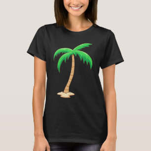 Coconut Tree Palm Tropical Summer T-Shirt