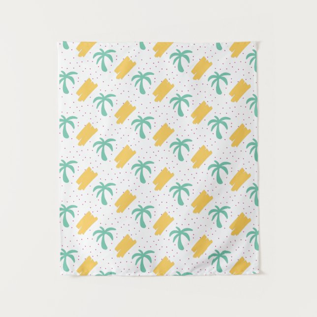 Coconut Tree Pattern Tapestry (Front)