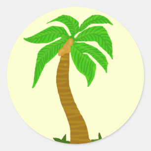 Coconut tree stickers