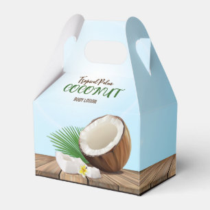 Coconut Tropical Product Favour Box