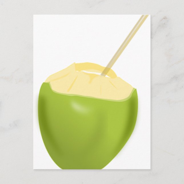 Coconut Water Postcard (Front)