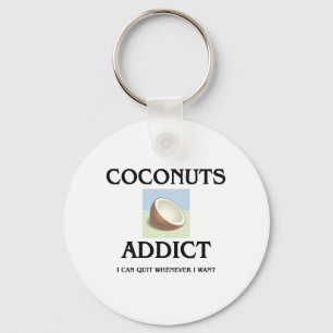 Coconuts Addict Key Ring