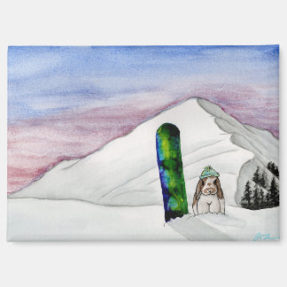Coconut's Adventures: January Magnet 3.5"x2.5"
