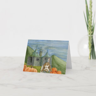 Coconut's Adventures: October Card 4"x5.6"