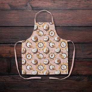 Coconuts and spices pink apron