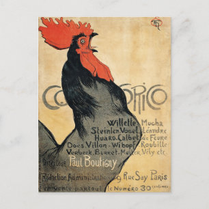 Cocorico - Steinlen Postcard